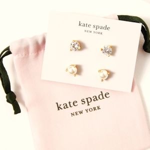 NWT Kate Spade New York NY Rise and Shine Earring set 2 pair